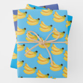 Schattig fruit stijl banaan inpakpapier vel (In situ)
