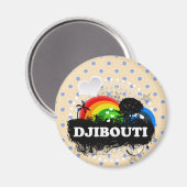Schattig Fruitig Djibouti Magneet (Voorkant / Achterkant)