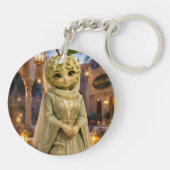 schattig fruitig Fruitland Sleutelhanger (Achterkant)