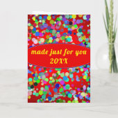 Schattig Funny Dog Leeftijd Specifiek Gelukkig Ver Kaart (Achterkant)