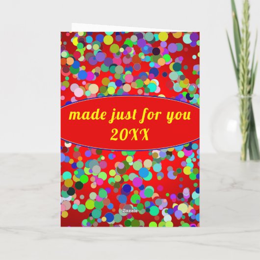 Schattig Funny Dog Leeftijd Specifiek Gelukkig Ver Kaart (Achterkant)