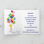 Schattig Funny Dog Leeftijd Specifiek Gelukkig Ver Kaart (Binnen)