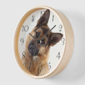 Schattig Funny German Shepherd Portrait (Hoek)