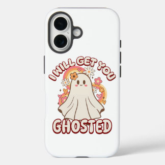 Schattig Funny Ghost - Schattige Valentijn Ghost iPhone 16 Hoesje