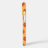 Schattig ge-pixelde oranje monstergezicht  Case-Mate iPhone case (Achterkant / Links)