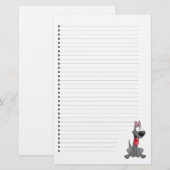 Schattig gebondenheid met puppy Dog Briefpapier (Voorkant / Achterkant)