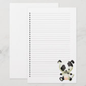 Schattig gebondenheid met puppy Dog Briefpapier (Voorkant / Achterkant)