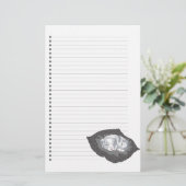 Schattig gebondenheid met puppy Dog Briefpapier (Staand voorkant)