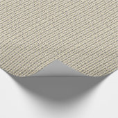 Schattig gebruikerspatroon op lichtgele achtergron cadeaupapier (Hoek)