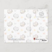 Schattig gecheckt hoetenpatroon briefkaart (Achterkant)