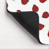 Schattig Gecontroleerd gedeponeerd grafisch patroo Muismat (Hoek)