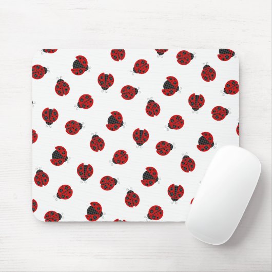 Schattig Gecontroleerd gedeponeerd grafisch patroo Muismat (Met muis)