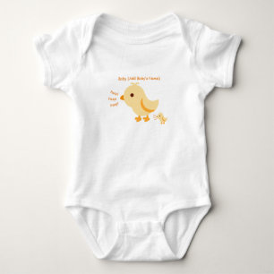 Schattig Geel Baby Kuiken Romper