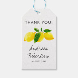 Schattig Geel Citroen Pensioen Italiaans Amalfi Fo Cadeaulabel