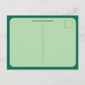 Schattig geel eendje paaszoete Waterverf Feestdagenkaart (Achterkant)