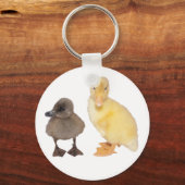 Schattig Geel en Grijze slijmfoto Sleutelhanger (Voorkant)