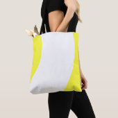 Schattig Geel en Wit Tote Bag (Dichtbij)