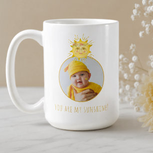 Schattig Geel Jij Bent Mijn Zonneschijn Baby Foto Koffiemok