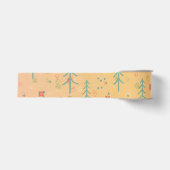 Schattig Geel Kerstfeest Grosgrain Lint (Voorkant)
