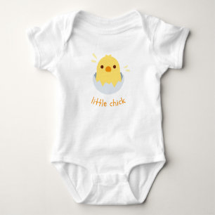 Schattig geel klein chick Baby Romper