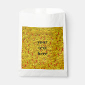Schattig geel Pasen Chicks Custom Tekst Favor Bag Bedankzakje (Voorkant)