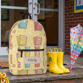Schattig Geel Rugzak Patronen voor School 