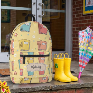 Schattig Geel Rugzak Patronen voor School