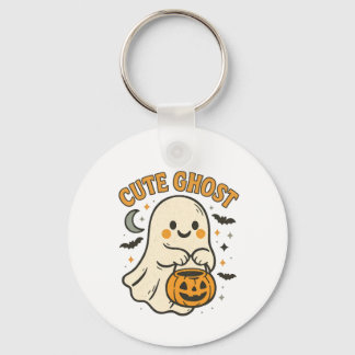 Schattig Geest Halloween Sleutelhanger Charme