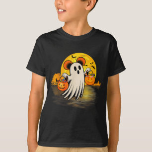 Schattig Geestgitaar Halloween Pompoenen Snoep Sok T-shirt