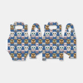 Schattig geïllustreerd gebruikerspatroon bedankdoosjes (Uitgevouwen)