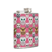 Schattig geïllustreerd gebruikerspatroon heupfles (Rechts)