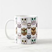 Schattig geïllustreerd gebruikerspatroon koffiemok (Links)