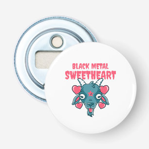 schattig geitenkop baphomet button flesopener