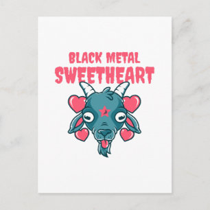 schattig geitenkop baphomet feestdagenkaart