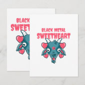schattig geitenkop baphomet informatiekaartje (Voorkant / Achterkant)
