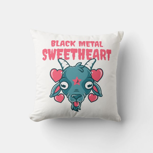 Schattig geitenkop Baphomet Kussen (Voorkant)
