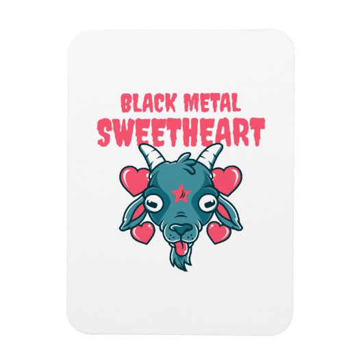 schattig geitenkop baphomet magneet (Verticaal)