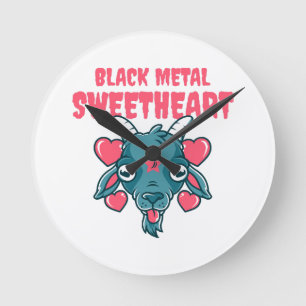 Schattig geitenkop Baphomet Ronde Klok