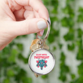 schattig geitenkop baphomet sleutelhanger (Hand)