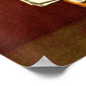 schattig geklede puppy paperboy poster (Hoek)