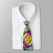 Schattig gekleurd abstract fantoom stropdas (Gebonden)