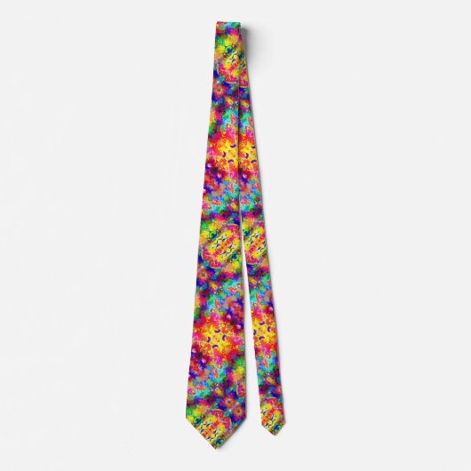 Schattig gekleurd abstract fantoom stropdas (Voorkant)
