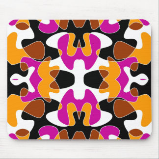 Schattig gekleurd abstract vloeiend achtergrondont muismat