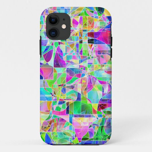 Schattig gekleurd fragmenten ontwerp Case-Mate iPhone case (Achterkant)