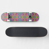 Schattig gekleurd neon sporenontwerp persoonlijk skateboard (Horizontaal)