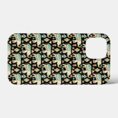 Schattig gekleurd patroon van Indische olifanten Case-Mate iPhone Case (Achterkant (horizontaal))