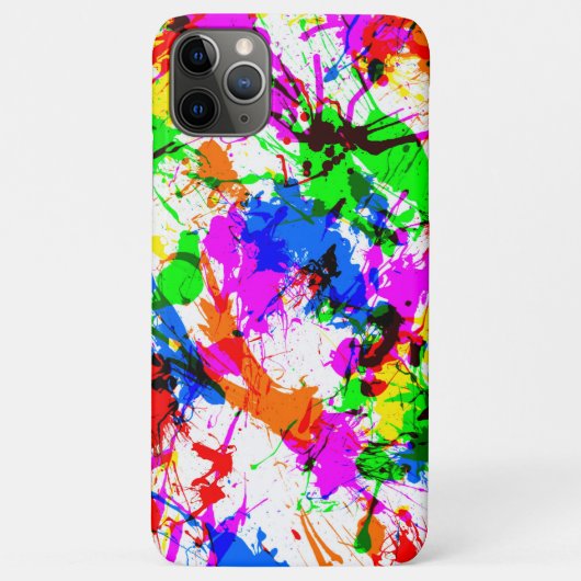 Schattig gekleurd spatverf ontwerp Case-Mate iPhone case (Achterkant)