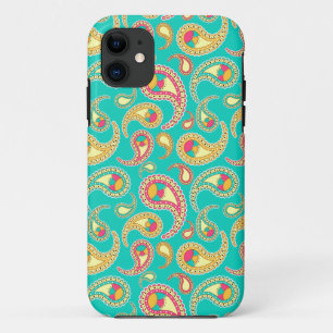 Schattig gekleurd vintage paisley patroon Case-Mate iPhone case