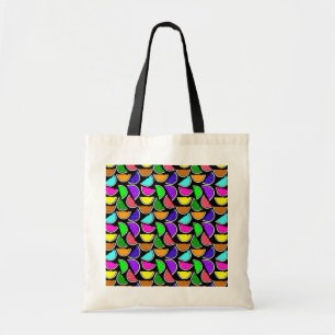 Schattig gekleurd watermeloen patroon tote bag