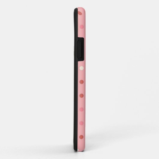 schattig gekleurde poka dots iPhone case (Achterkant/rechts)